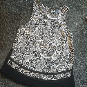 Black and white tank from Macys